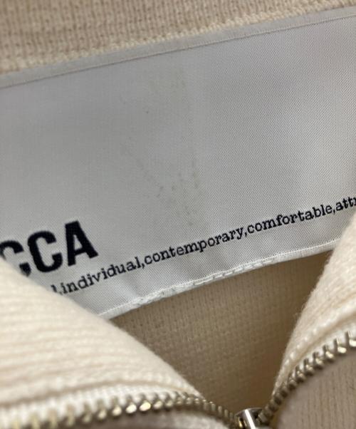 ticca（ティッカ）ticca (ティッカ) ミラノリブハーフジッププルオーバー ホワイト サイズ:FREEの古着・服飾アイテム