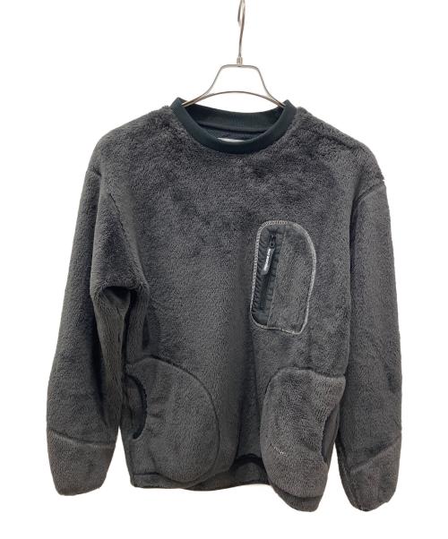 and wander（アンドワンダー）and wander (アンドワンダー) high loft fleece pullover ブラック サイズ:4の古着・服飾アイテム