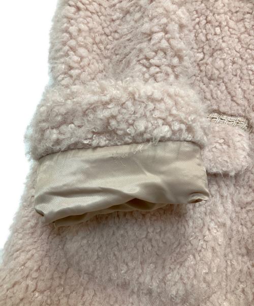 HER LIP TO（ハーリップトゥ）HER LIP TO (ハーリップトゥ) Royal Faux Fur Coat ピンク サイズ:Sの古着・服飾アイテム