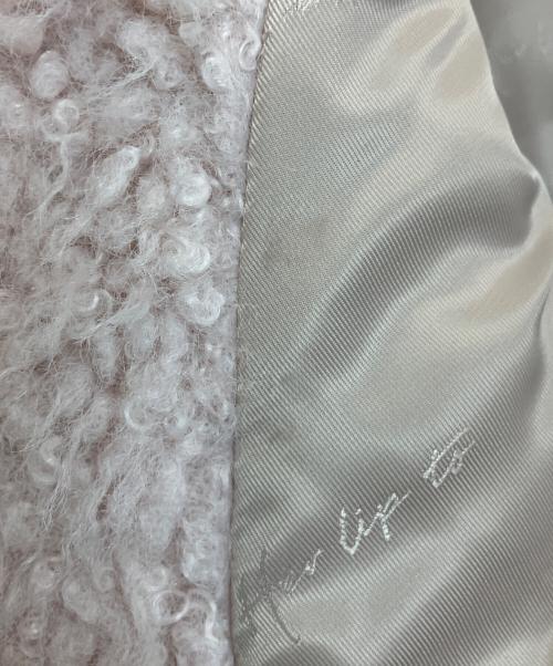 HER LIP TO（ハーリップトゥ）HER LIP TO (ハーリップトゥ) Royal Faux Fur Coat ピンク サイズ:Sの古着・服飾アイテム