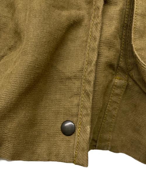 ISABEL MARANT（イザベルマラン）ISABEL MARANT (イザベルマラン) ハーフスリーブリネンコットンジャケット ベージュ サイズ:36の古着・服飾アイテム