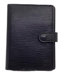 LOUIS VUITTON（ルイ ヴィトン）の古着「アジェンダPM エピ 手帳カバー」｜ブラック
