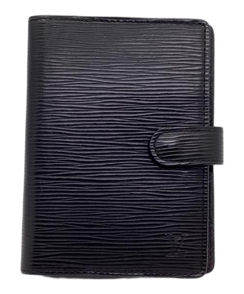 LOUIS VUITTON（ルイ ヴィトン）LOUIS VUITTON (ルイ ヴィトン) アジェンダPM エピ 手帳カバー ブラックの古着・服飾アイテム