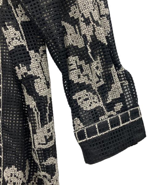 Ameri（アメリ）Ameri (アメリ) MEDI CROSS STITCH LIKE SHIRT ブラック サイズ:FREEの古着・服飾アイテム