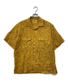 Pilgrim Surf+Supply（ピルグリム サーフサプライ）の古着「Sam Short Sleeve Shirt / サム ショート スリーブ シャツ」｜イエロー