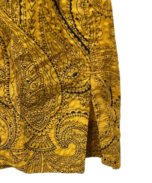 Pilgrim Surf+Supply（ピルグリム サーフサプライ）PILGRIM SURF+SUPPLY (ピルグリム サーフサプライ) Sam Short Sleeve Shirt / サム ショート スリーブ シャツ イエロー サイズ:Sの古着・服飾アイテム