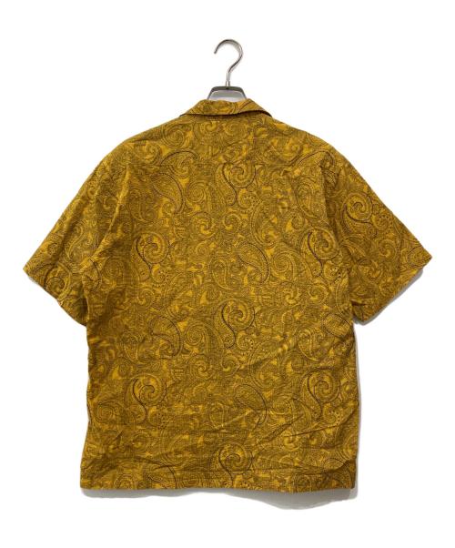 Pilgrim Surf+Supply（ピルグリム サーフサプライ）PILGRIM SURF+SUPPLY (ピルグリム サーフサプライ) Sam Short Sleeve Shirt / サム ショート スリーブ シャツ イエロー サイズ:Sの古着・服飾アイテム