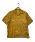 PILGRIM SURF+SUPPLY（ピルグリム サーフサプライ）の古着「Sam Short Sleeve Shirt / サム ショート スリーブ シャツ」｜イエロー