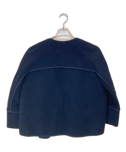 Chloe（クロエ）Chloe (クロエ) パイピングウールワイドジャケット ブラック サイズ:34の古着・服飾アイテム