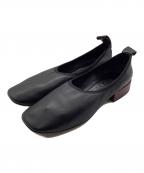 LOEWEロエベ）の古着「スクエアトゥーパンプス」｜ブラック