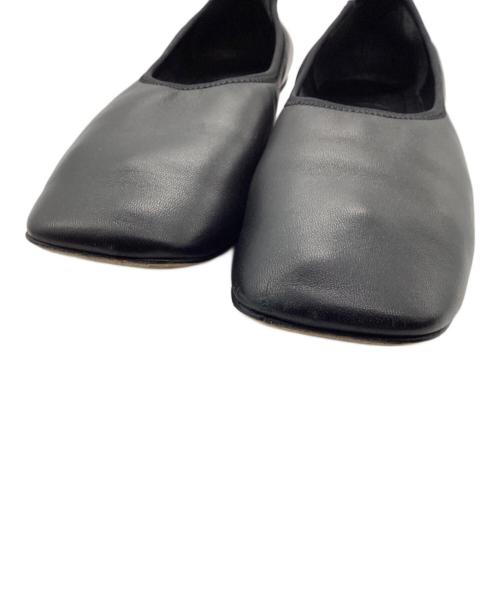 LOEWE（ロエベ）LOEWE (ロエベ) スクエアトゥーパンプス ブラック サイズ:36の古着・服飾アイテム