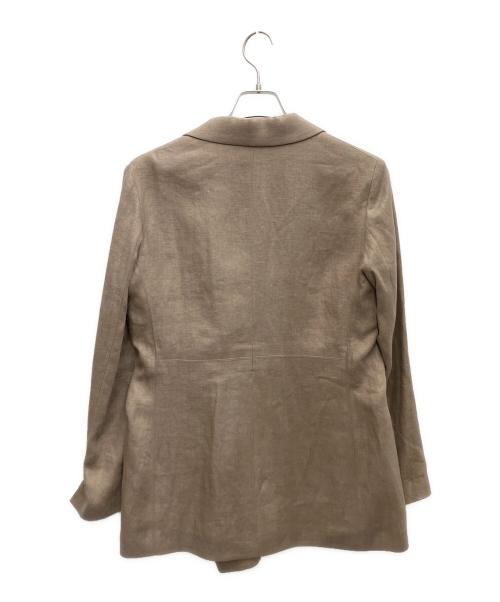 CHAOS（カオス）Chaos (カオス) リネンダブルジャケット ブラウン サイズ:SIZEFREEの古着・服飾アイテム