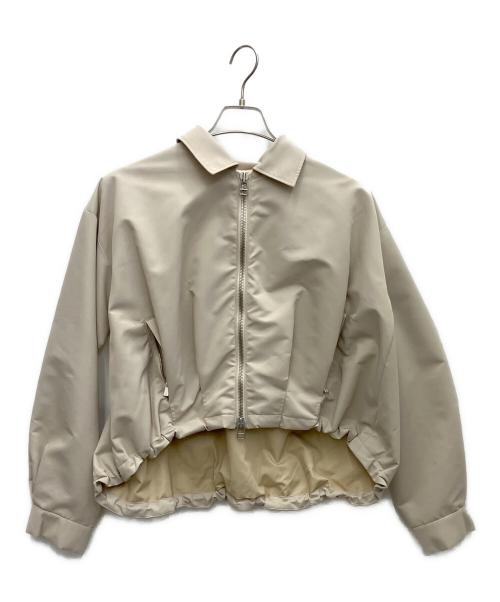 The Cure（ザ キュア）The Cure (ザ キュア) YUKO KUROSAWA (ユウコクロサワ) ショートギャザージャケット ベージュ サイズ:SIZE1の古着・服飾アイテム