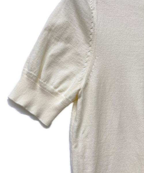 SUPER A MARKET（スーパーエーマーケット）SUPER A MARKET (スーパーエーマーケット) Original Knit Polo shirt アイボリー サイズ:Sの古着・服飾アイテム