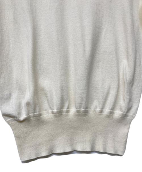 SUPER A MARKET（スーパーエーマーケット）SUPER A MARKET (スーパーエーマーケット) Original Knit Polo shirt アイボリー サイズ:Sの古着・服飾アイテム