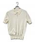 SUPER A MARKET（スーパーエーマーケット）の古着「Original Knit Polo shirt」｜アイボリー
