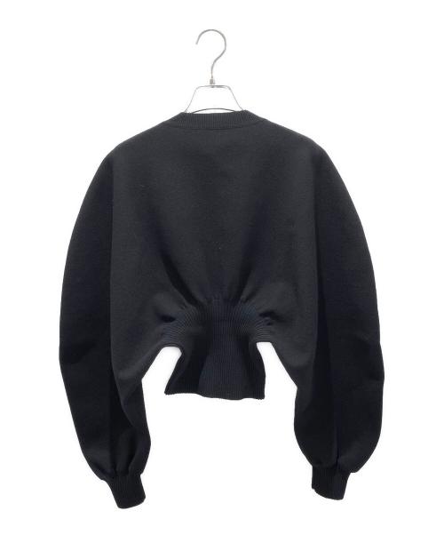 BOTTEGA VENETA（ボッテガベネタ）BOTTEGA VENETA (ボッテガベネタ) COMPACT WOOL STRETCH SWEATER ブラック サイズ:34の古着・服飾アイテム