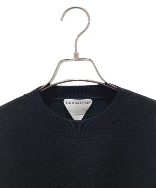 BOTTEGA VENETA（ボッテガベネタ）BOTTEGA VENETA (ボッテガベネタ) COMPACT WOOL STRETCH SWEATER ブラック サイズ:34の古着・服飾アイテム