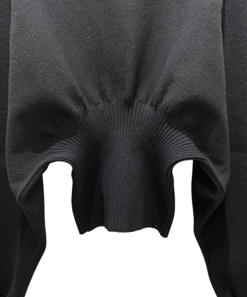 BOTTEGA VENETA（ボッテガベネタ）BOTTEGA VENETA (ボッテガベネタ) COMPACT WOOL STRETCH SWEATER ブラック サイズ:34の古着・服飾アイテム
