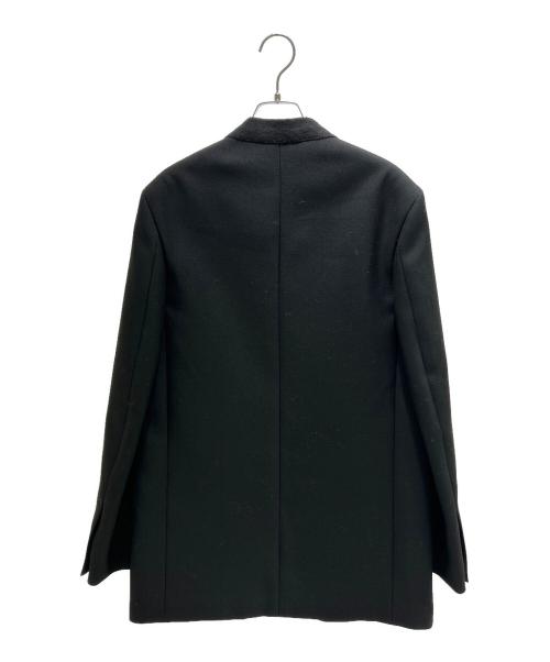 JIL SANDER（ジルサンダー）JIL SANDER (ジルサンダー) ノーカラーロングジャケット ブラック サイズ:32の古着・服飾アイテム