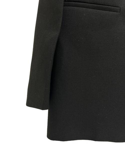 JIL SANDER（ジルサンダー）JIL SANDER (ジルサンダー) ノーカラーロングジャケット ブラック サイズ:32の古着・服飾アイテム