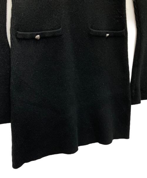 darich（ダーリッチ）darich (ダーリッチ) ハートボタンニットミニワンピース ブラック サイズ:SIZEFREEの古着・服飾アイテム