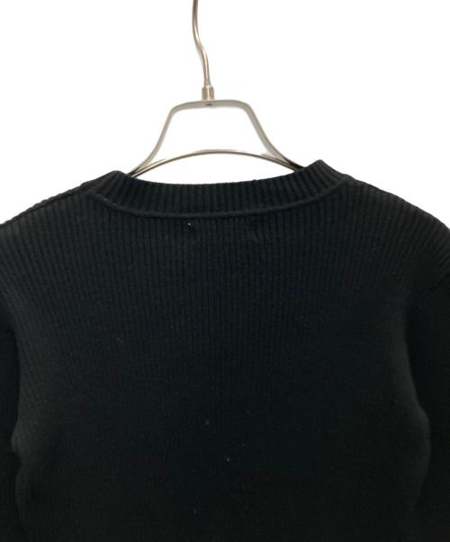 darich（ダーリッチ）darich (ダーリッチ) ハートボタンニットミニワンピース ブラック サイズ:SIZEFREEの古着・服飾アイテム