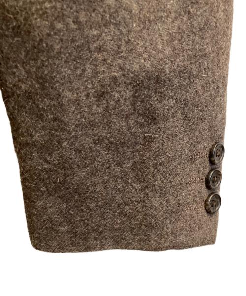 VAN JAC（ヴァン・ヂャケット）VAN JAC (ヴァン・ヂャケット) カシミヤ混テーラードジャケット ブラウン サイズ:Мの古着・服飾アイテム