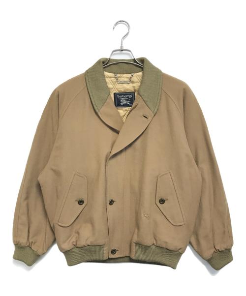 Burberry's（バーバリー）Burberry's (バーバリーズ) ウールメルトンスイングトップ ベージュ サイズ:Mの古着・服飾アイテム