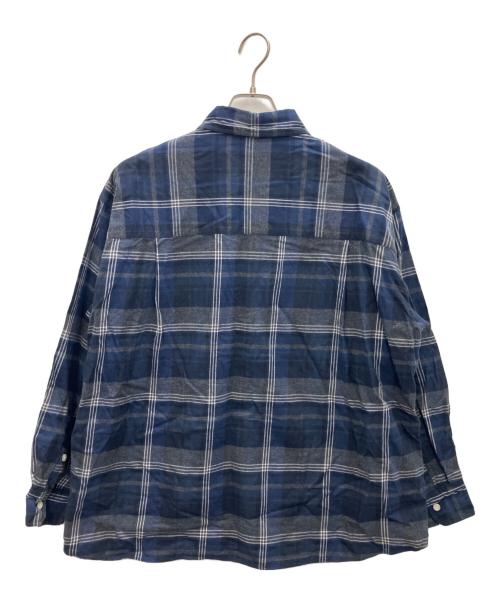 FRAMeWORK（フレームワーク）FRAMeWORK (フレームワーク) ネルチェックシャツ ネイビー サイズ:FREEの古着・服飾アイテム