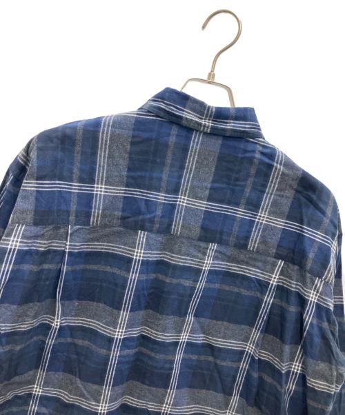 FRAMeWORK（フレームワーク）FRAMeWORK (フレームワーク) ネルチェックシャツ ネイビー サイズ:FREEの古着・服飾アイテム