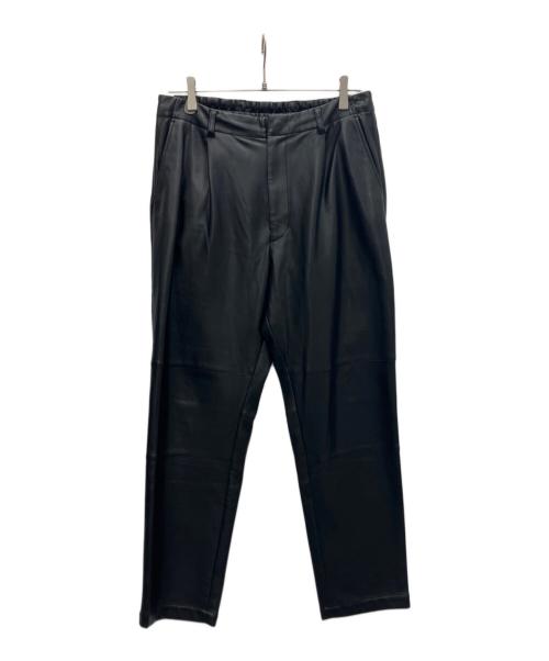 stein（シュタイン）stein (シュタイン) FAKE LEATHER TROUSERS ブラック サイズ:Mの古着・服飾アイテム