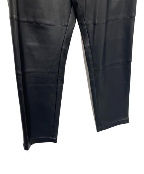 stein（シュタイン）stein (シュタイン) FAKE LEATHER TROUSERS ブラック サイズ:Mの古着・服飾アイテム