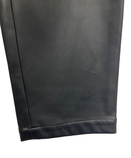 stein（シュタイン）stein (シュタイン) FAKE LEATHER TROUSERS ブラック サイズ:Mの古着・服飾アイテム