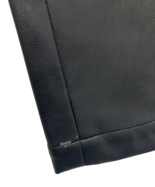stein（シュタイン）stein (シュタイン) FAKE LEATHER TROUSERS ブラック サイズ:Mの古着・服飾アイテム