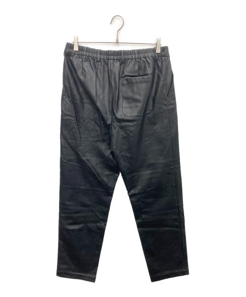 stein（シュタイン）stein (シュタイン) FAKE LEATHER TROUSERS ブラック サイズ:SIZEMの古着・服飾アイテム
