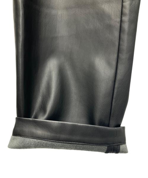 stein（シュタイン）stein (シュタイン) FAKE LEATHER TROUSERS ブラック サイズ:Mの古着・服飾アイテム