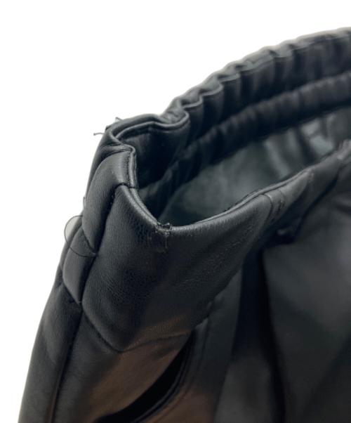 stein（シュタイン）stein (シュタイン) FAKE LEATHER TROUSERS ブラック サイズ:Mの古着・服飾アイテム