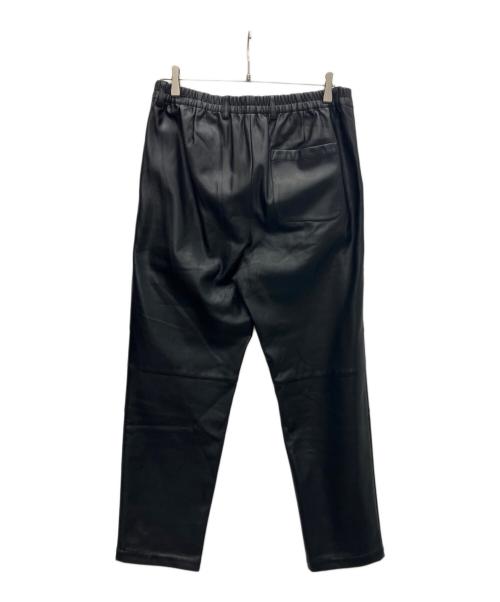stein（シュタイン）stein (シュタイン) FAKE LEATHER TROUSERS ブラック サイズ:Mの古着・服飾アイテム