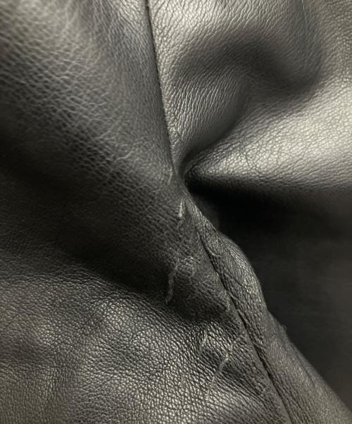 stein（シュタイン）stein (シュタイン) FAKE LEATHER TROUSERS ブラック サイズ:Mの古着・服飾アイテム