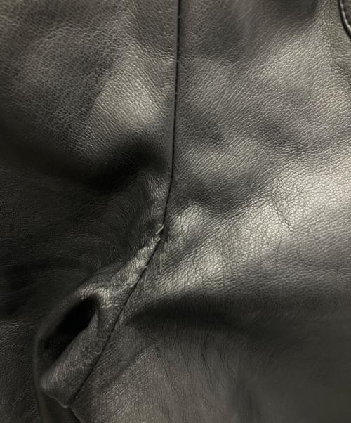 stein（シュタイン）stein (シュタイン) FAKE LEATHER TROUSERS ブラック サイズ:Mの古着・服飾アイテム