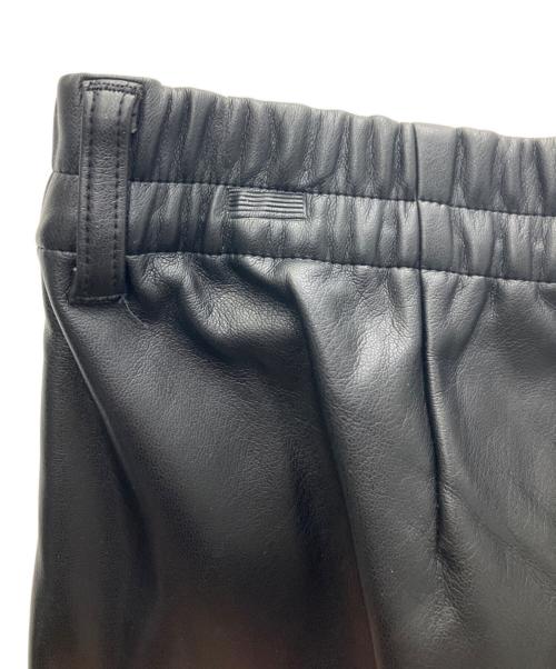 stein（シュタイン）stein (シュタイン) FAKE LEATHER TROUSERS ブラック サイズ:Mの古着・服飾アイテム