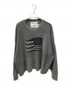 DAIRIKUダイリク）の古着「American Dream Inside-out Knit」｜グレー