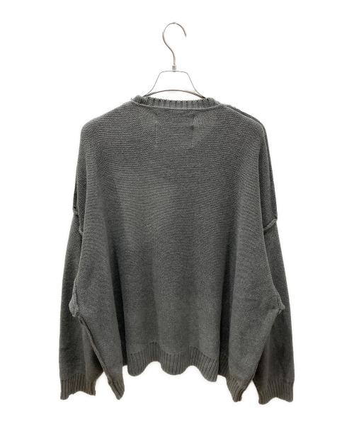 DAIRIKU（ダイリク）DAIRIKU (ダイリク) American Dream Inside-out Knit グレー サイズ:freeサイズの古着・服飾アイテム