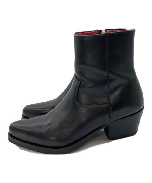 ERNEST W.BAKER（アーネストダブルベーカー）ERNEST W.BAKER (アーネストダブルベーカー) WESTERN BOOTS ブラック サイズ:42の古着・服飾アイテム