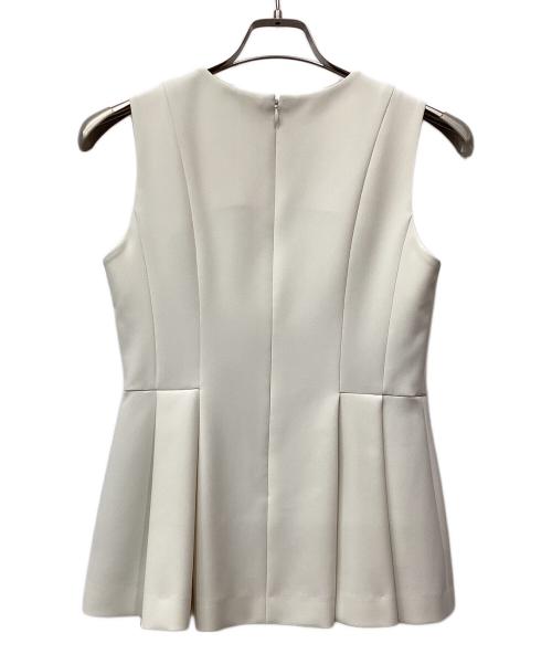 ESTNATION（エストネーション）ESTNATION (エストネーション) ケープフレアブラウス オフホワイト サイズ:36の古着・服飾アイテム