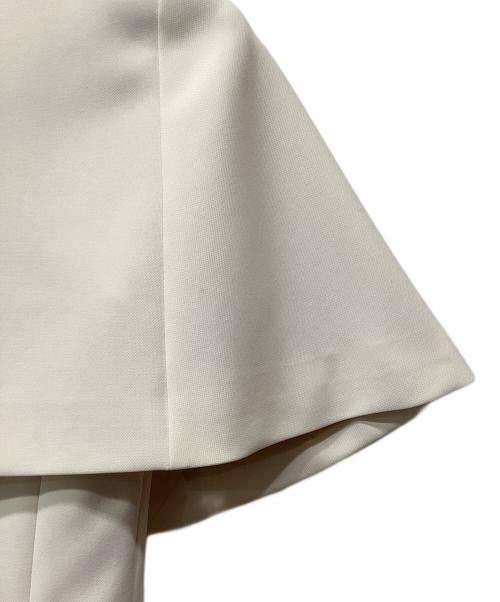 ESTNATION（エストネーション）ESTNATION (エストネーション) ケープフレアブラウス オフホワイト サイズ:36の古着・服飾アイテム