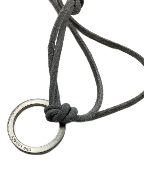 OUR LEGACY（アワーレガシー）OUR LEGACY (アワーレガシー) ラドン レザーネックレス グレーの古着・服飾アイテム