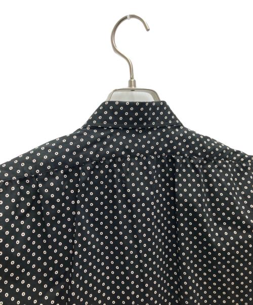 HEUGN（ユーゲン）HEUGN (ユーゲン) Circle Dot Regular Collar Shirt ブラック サイズ:SIZE1の古着・服飾アイテム
