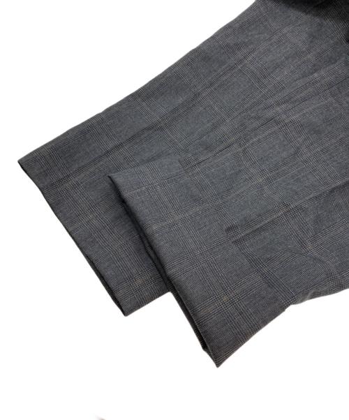 UNIVERSAL LANGUAGE（ユニバーサルランゲージ）UNIVERSAL LANGUAGE (ユニバーサルランゲージ) VITALE BARBERIS CANONICO 3B シングルブレストチェックセットアップ グレー サイズ:44-6Dropの古着・服飾アイテム
